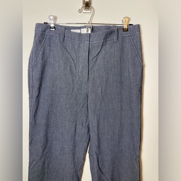 $575 NWT TSE Midnight Indigo Vintage Twill Fitted Bootcut Pants Size 6 - Picture 2 of 8